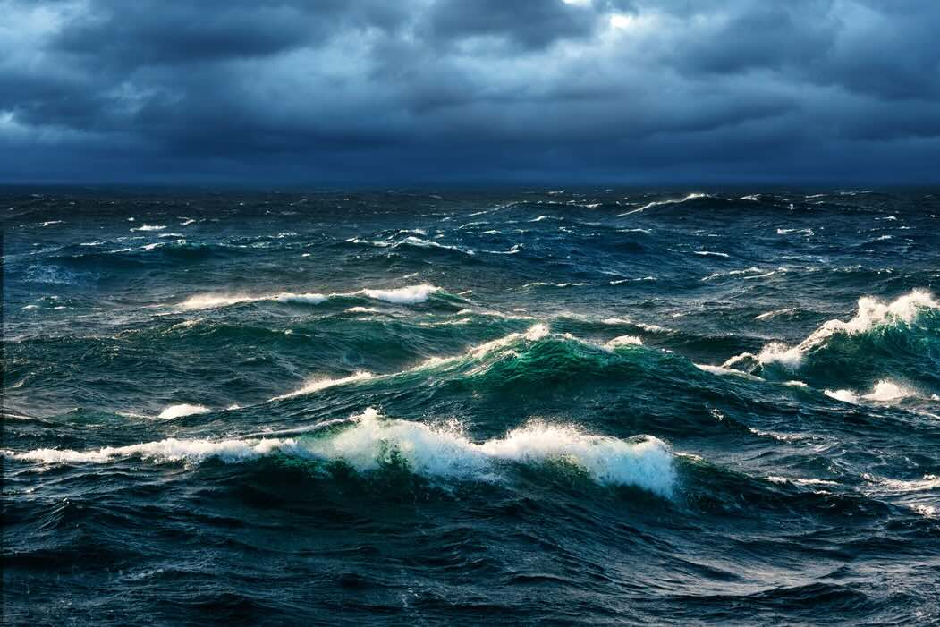 Waves on the open ocean